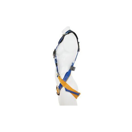 Werner H143004 Blue Armor,Retrieval,3 D Ring,Harness,XL,Chest & Leg Buckle - 4