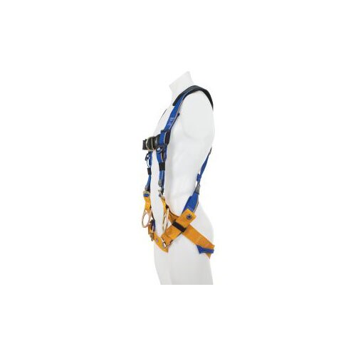 Werner H162004 Blue Armor, Climbing/Positioning, 4 D Rings, Harness, XL - 4