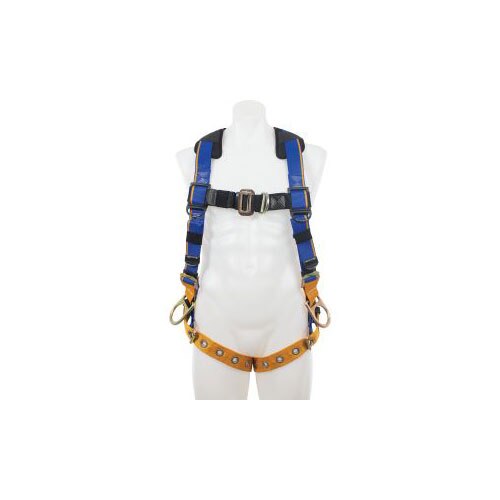 Werner H262005 Blue Armor, Climbing/Positioning, 4 D Rings, Harness, XXL