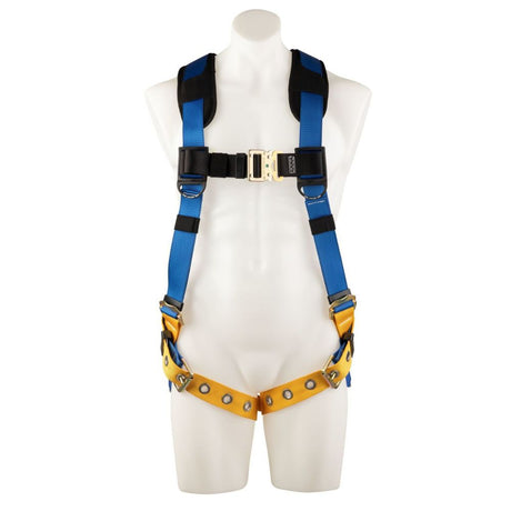 Werner H312001XQP LITEFIT PLUS Standard Harness, Tongue Buckle Legs, Quick Connect Chest, Shoulder Backpad (S)
