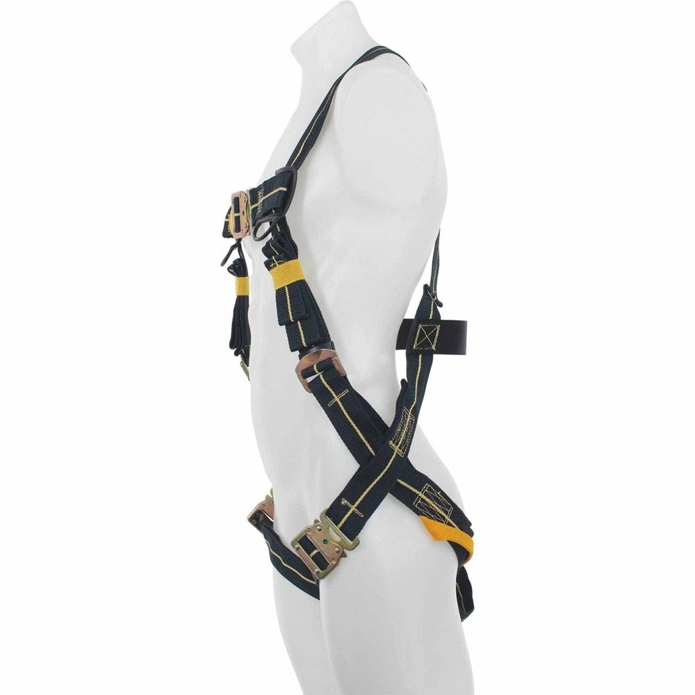 Werner H913002 Blue Armor Welding Standard Harness with Quick-Connect Buckles, Back D-Ring, M/L - 3