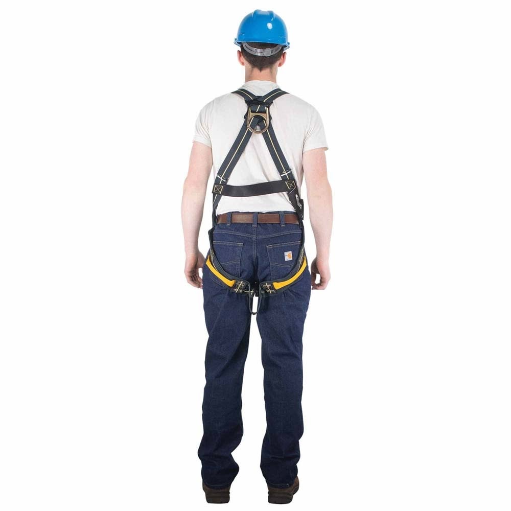 Werner H913002 Blue Armor Welding Standard Harness with Quick-Connect Buckles, Back D-Ring, M/L - 6