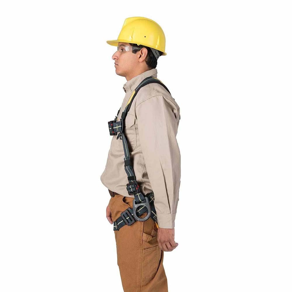Werner H934005 Blue Armor Arc Flash Positioning Harness, Pass Through Legs (XXL) - 5