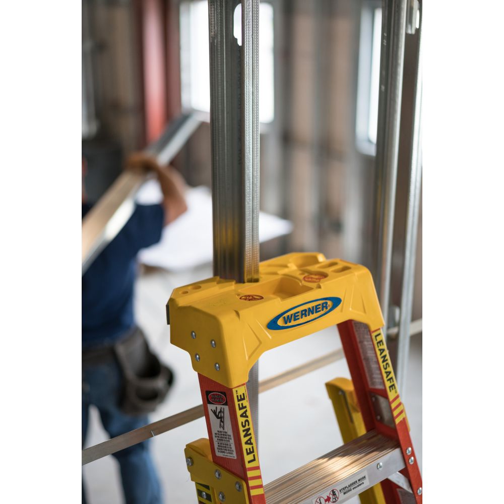 Werner L6204 4ft Type IA Fiberglass Leaning Ladder - 4