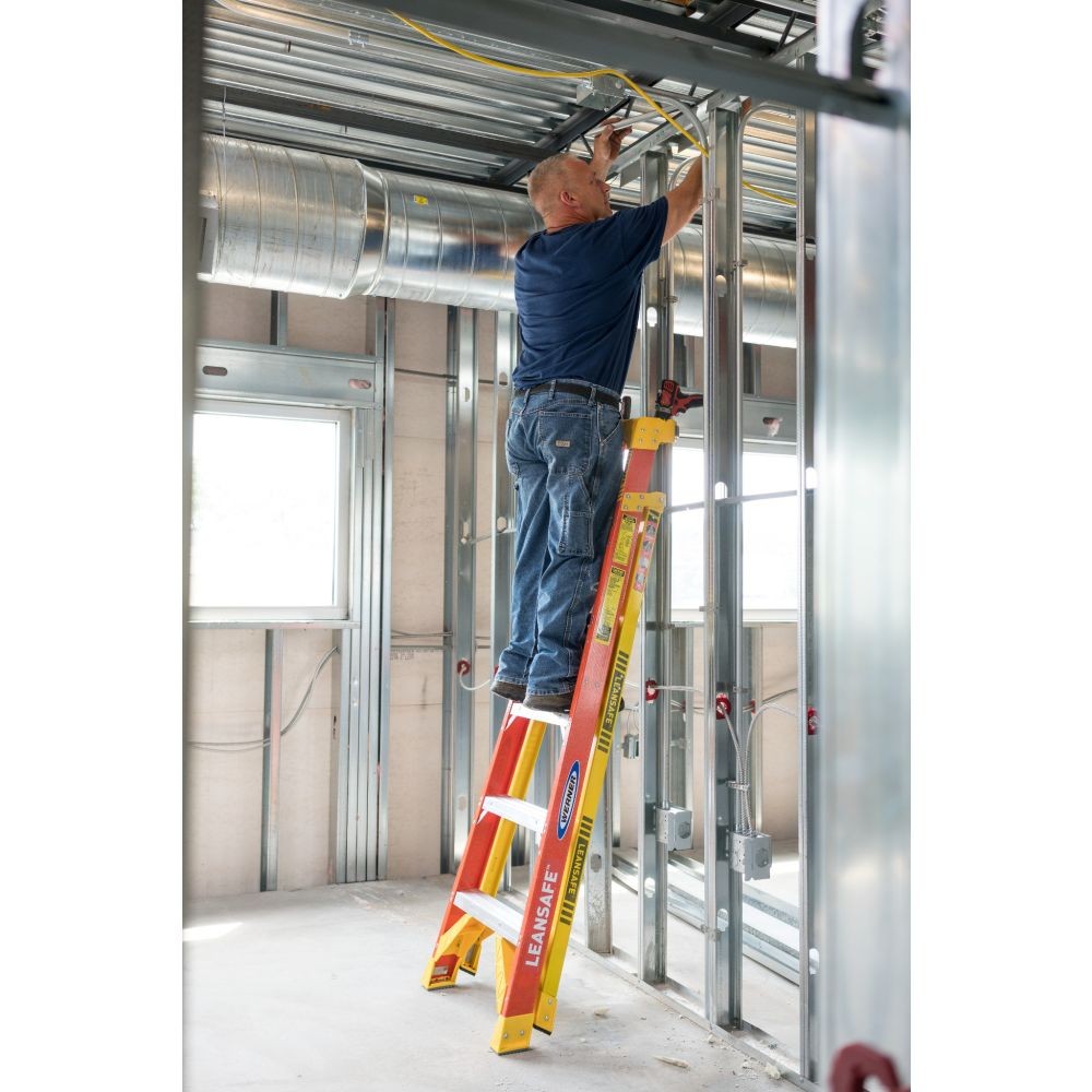 Werner L6204 4ft Type IA Fiberglass Leaning Ladder - 6