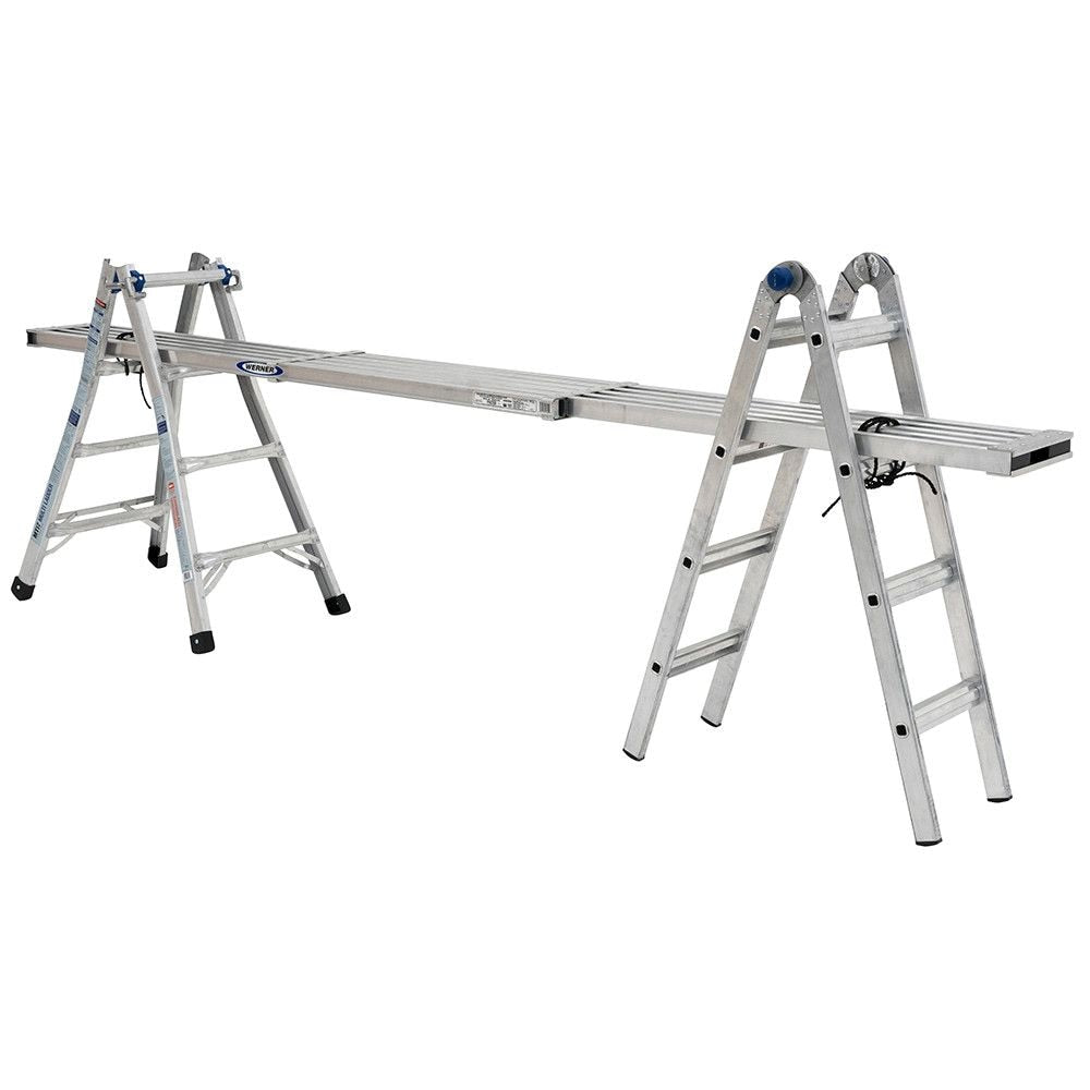 Werner MT-17 18' Reach Multi-Position Ladder, 300lb Capacity 17' Type IA - 7