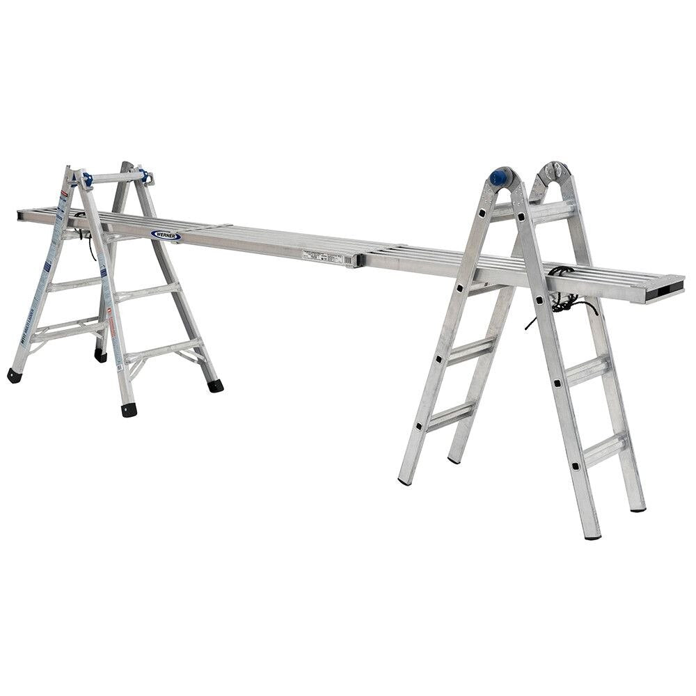Werner MT-17 18' Reach Multi-Position Ladder, 300lb Capacity 17' Type IA - 7
