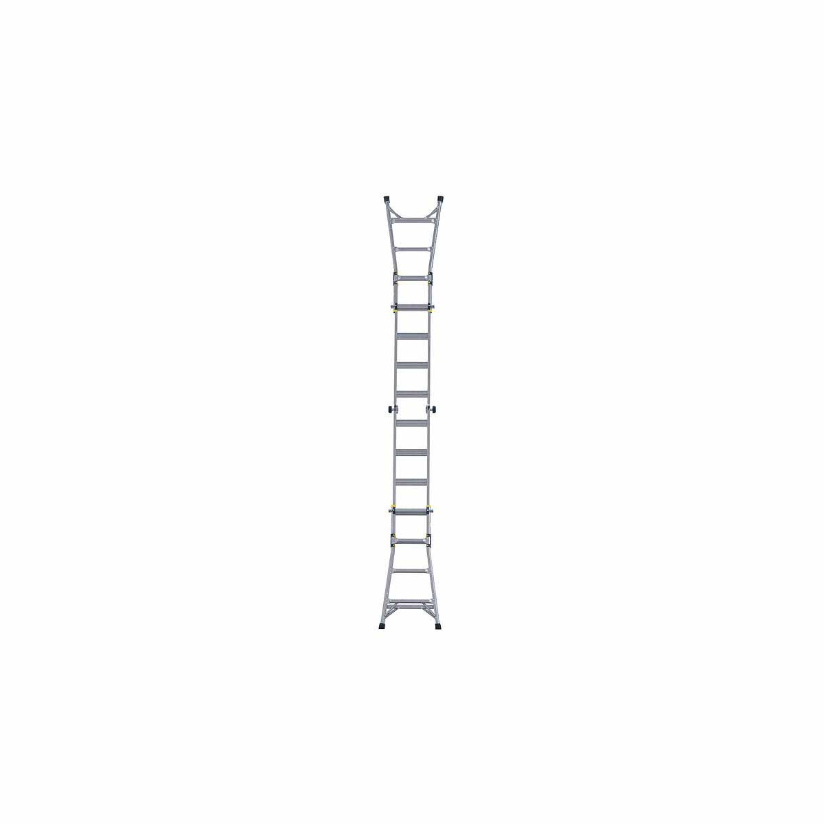 Werner MT-18IAA 18FT Reach Height Multi-Position Ladder, 375LB Load Capacity, 17FT T IAA, 18' AL TEL ARTCLT LDR IAA HSMT - 8