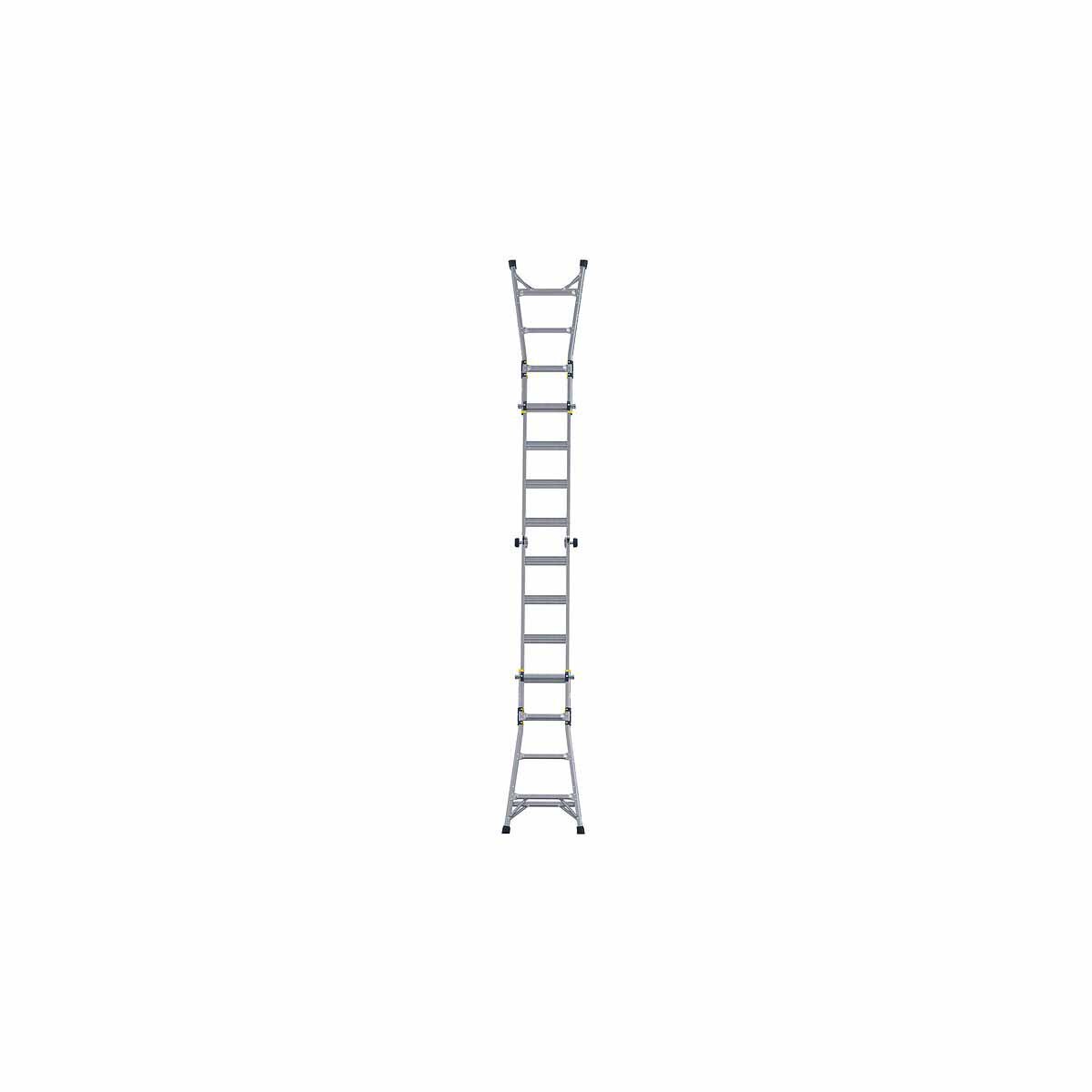 Werner MT-18IAA 18FT Reach Height Multi-Position Ladder, 375LB Load Capacity, 17FT T IAA, 18' AL TEL ARTCLT LDR IAA HSMT - 7