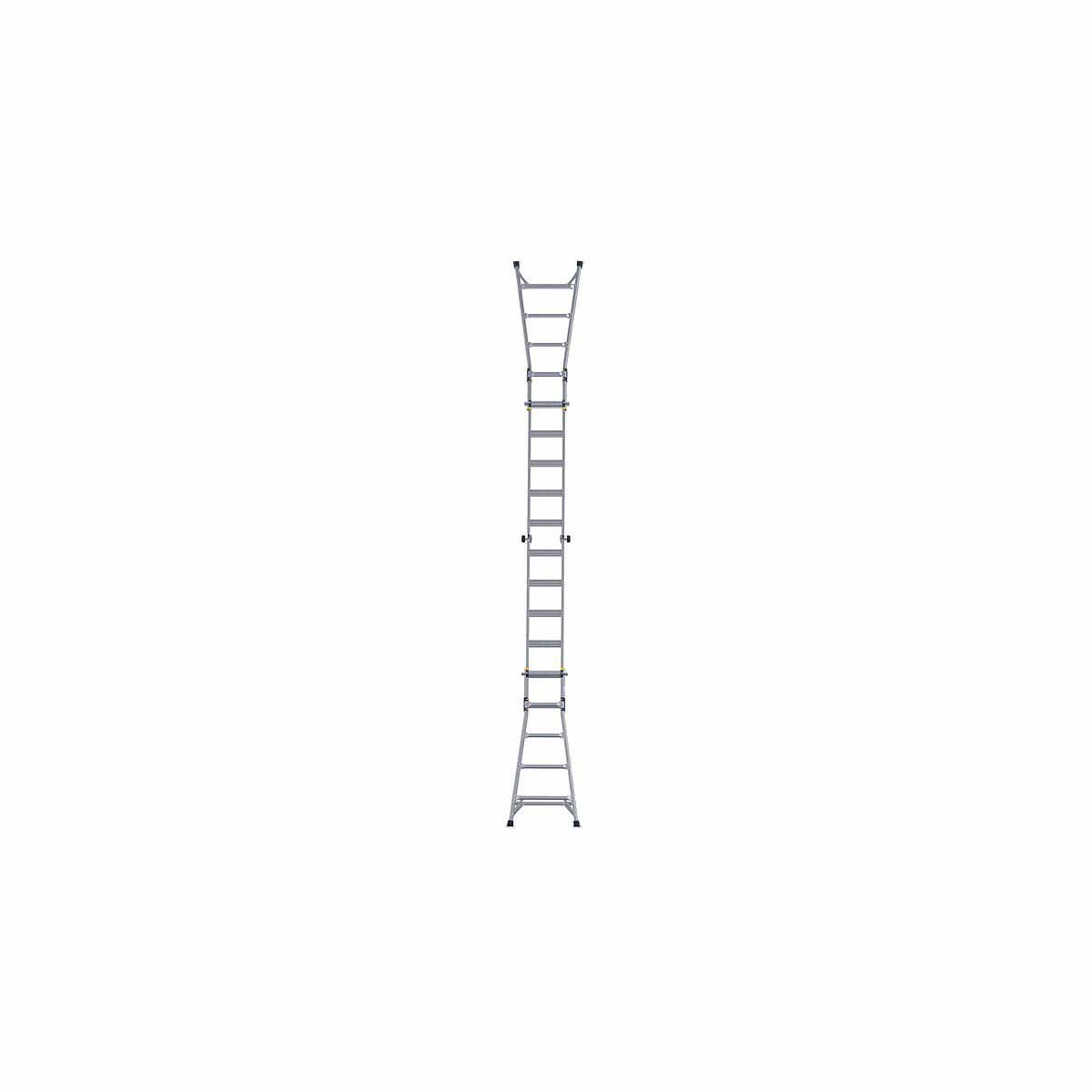 Werner MT-22IAA 22FT Reach Height Multi-Position Ladder, 375LB Load Capacity 22FT Type IAA, 22' AL TEL ARTCLT LDR IAA HSMT - 8