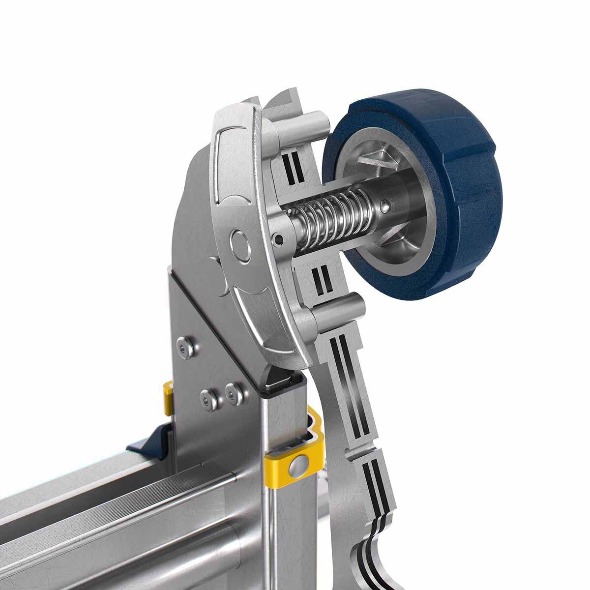 Werner MT-22IAA 22FT Reach Height Multi-Position Ladder, 375LB Load Capacity 22FT Type IAA, 22' AL TEL ARTCLT LDR IAA HSMT - 14