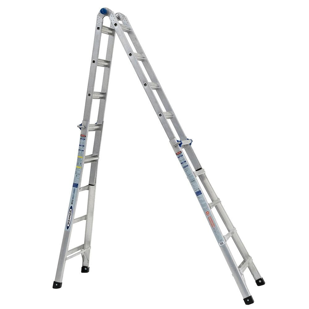 Werner MT-22 22' Reach Multi-Position Ladder, 300lb Capacity 22' Type IA - 7
