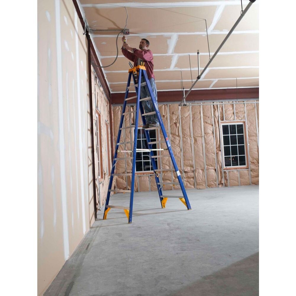 Werner OBEL04 4ft Type IAA Fiberglass Electricians JobStation - 9