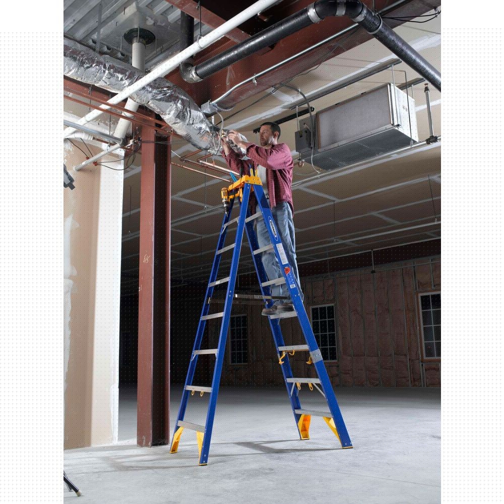 Werner OBEL04 4ft Type IAA Fiberglass Electricians JobStation - 10