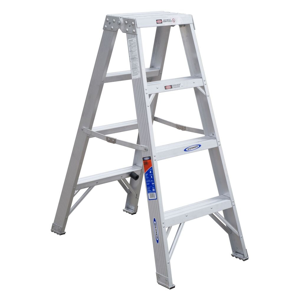 Werner T374 4ft Type IA Aluminum Twin Ladder