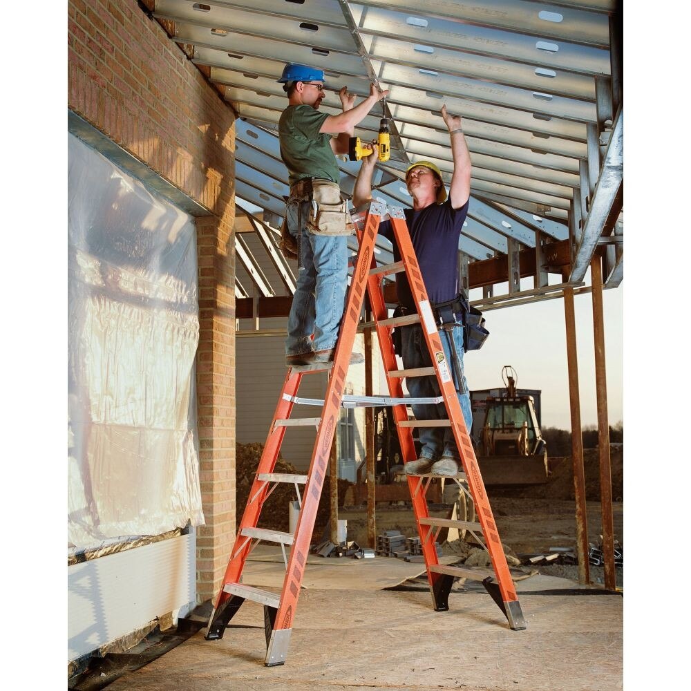 Werner T7404 4ft Type IAA Fiberglass Twin Ladder - 3