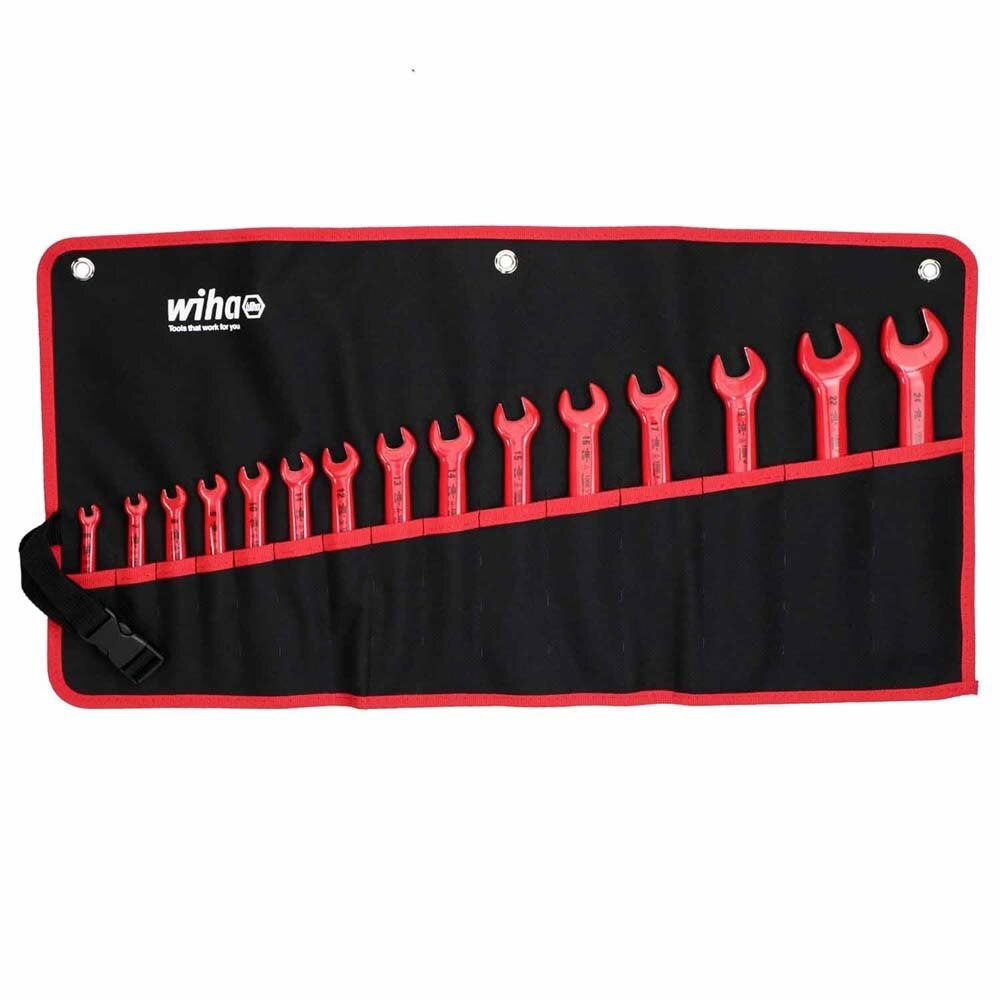 Wiha 20091 15 Piece Insulated Open End Wrench Set - Metric - 2