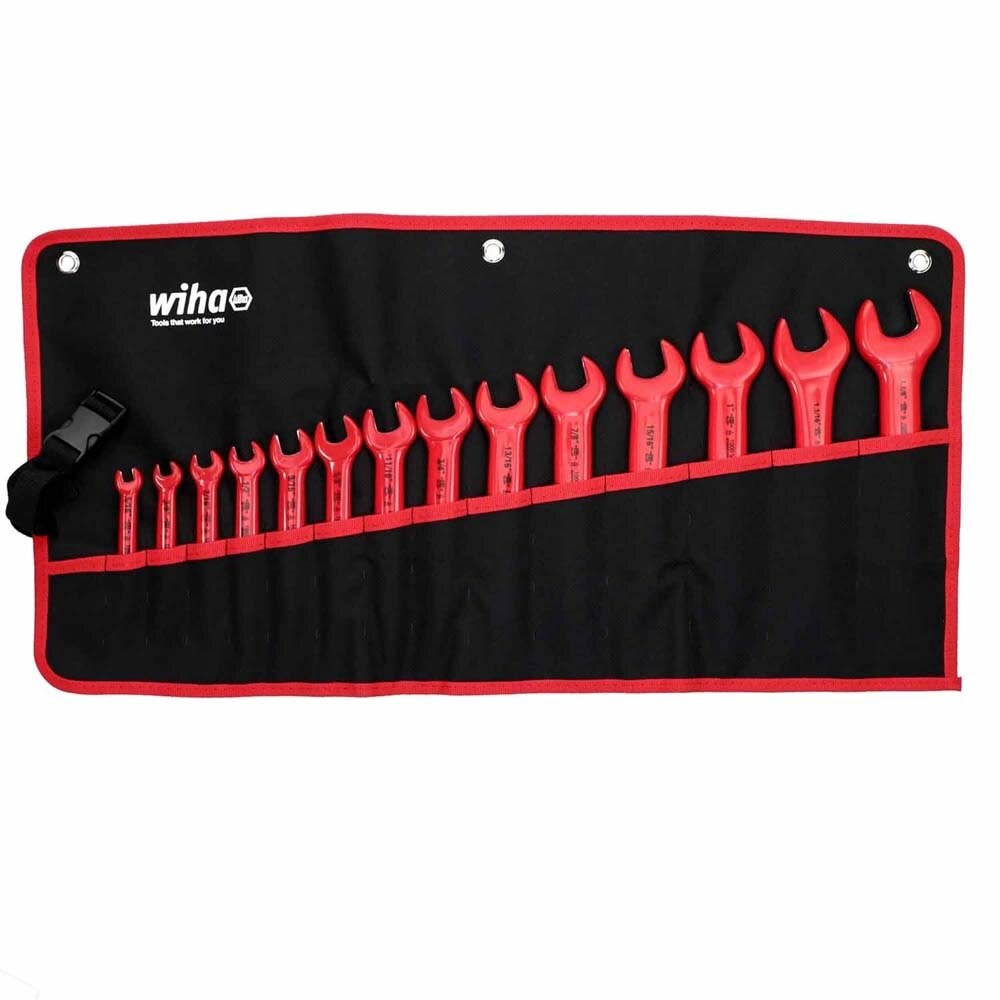 Wiha 20190 14 Piece Insulated Open End Wrench Set - SAE - 2