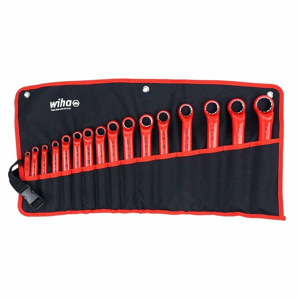 Wiha 21094 16 Piece Insulated Deep Offset Wrench Set - SAE - 2