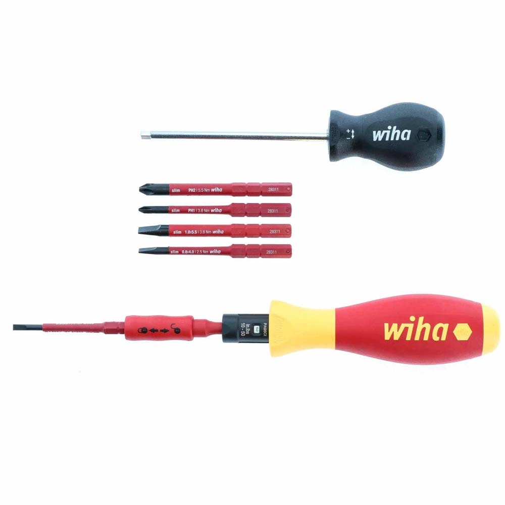 Wiha 28791 8 Piece Insulated TorqueControl and SlimLine Blade Set - 2