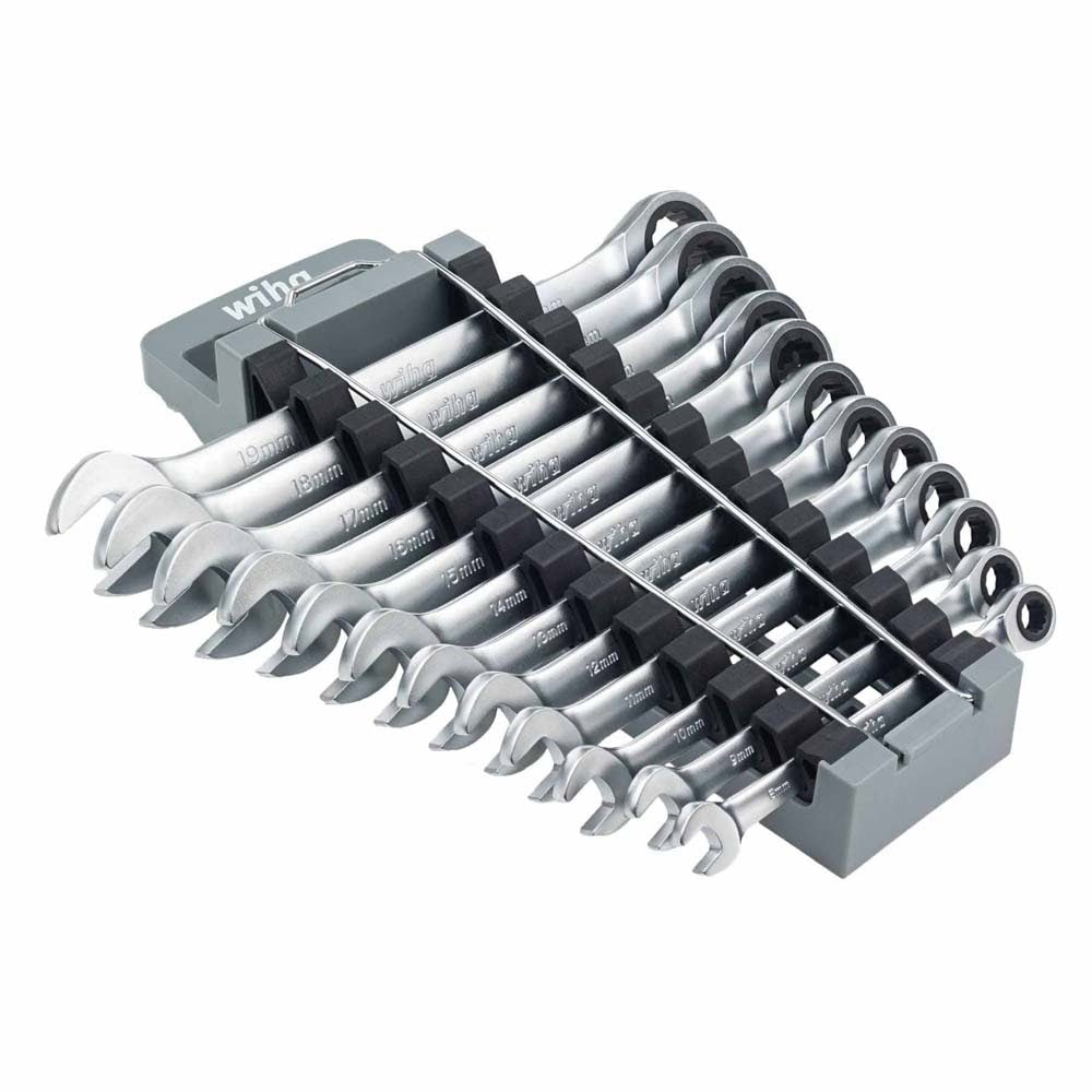 Wiha 30391 12 Piece Combination Ratchet Wrench Set - Metric - 2