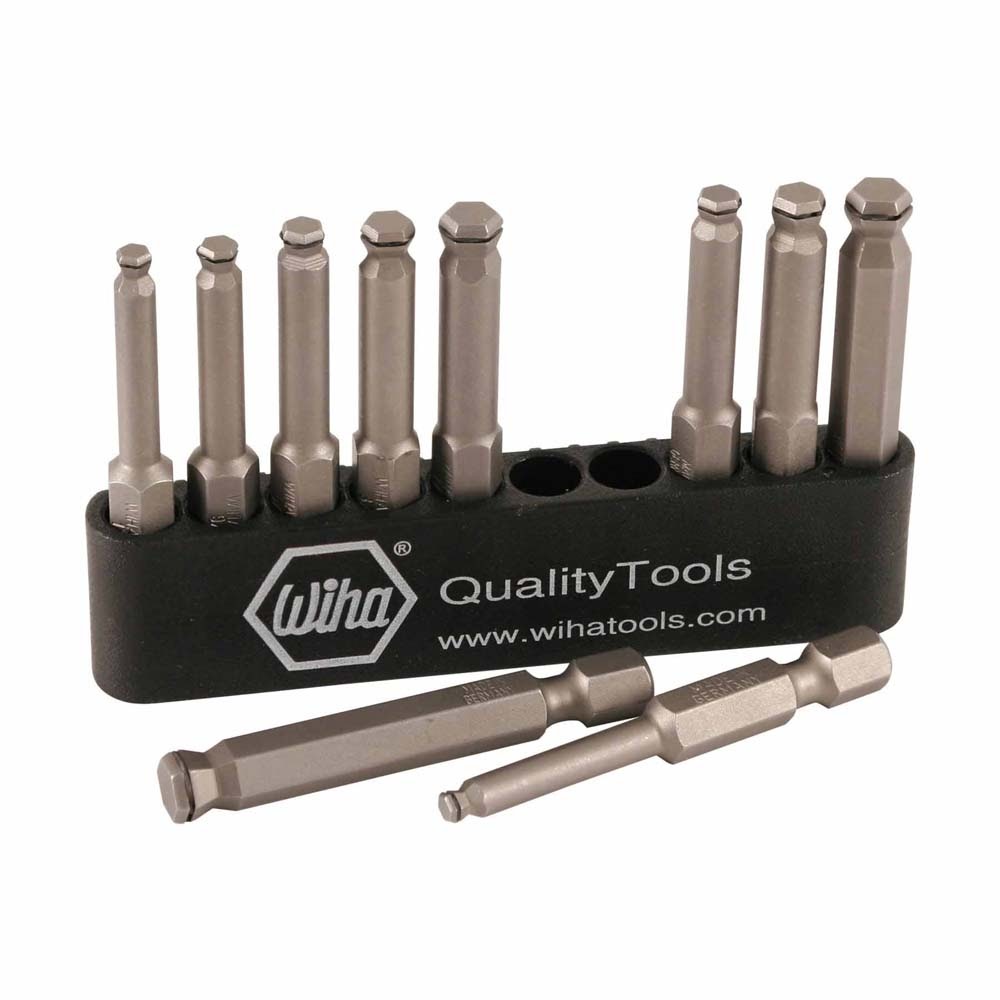 Wiha 74999 10 Piece MagicRing Ball Power Bit Belt Pack Set - 2