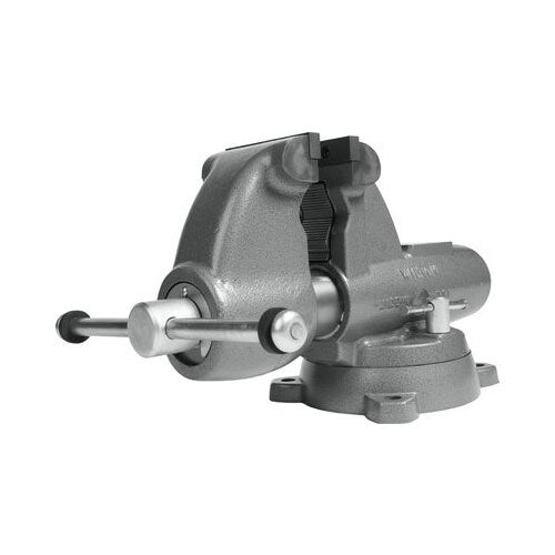 Wilton WL9-28827 Pipe And Bench 5" Jaw Round Channel Vise with Swivel Base