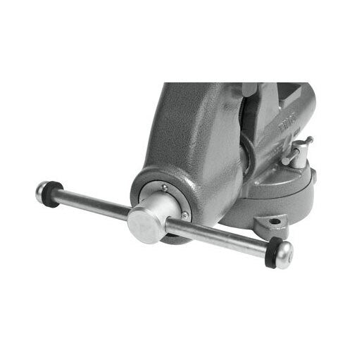 Wilton WL9-28827 Pipe And Bench 5" Jaw Round Channel Vise with Swivel Base - 4