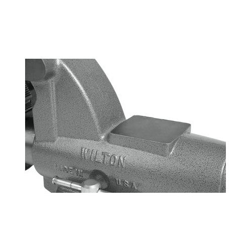 Wilton WL9-28827 Pipe And Bench 5" Jaw Round Channel Vise with Swivel Base - 7