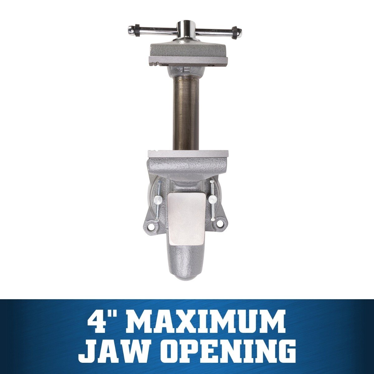 Wilton WL1-107 4" Apprentice Bench Vise with 360 Degree Swivel Base - 3