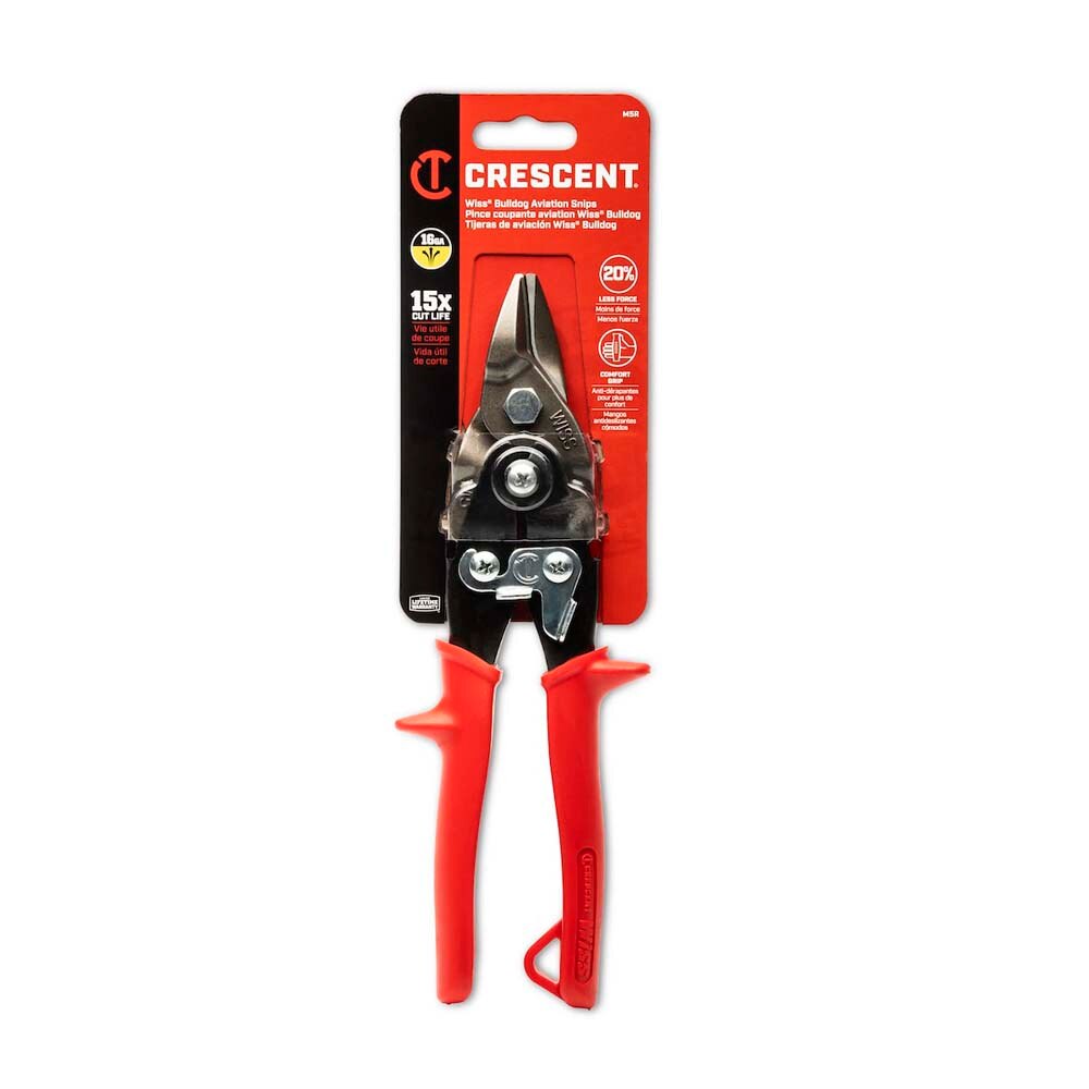 Crescent Wiss M5R 9-1/4" Bulldog Straight Snips - 4