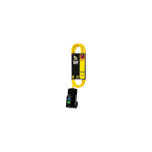 Woods 2879 Cord Ext Gfci 14/3Sjtw 6Ft Yel, 6-Feet, Yellow - 2