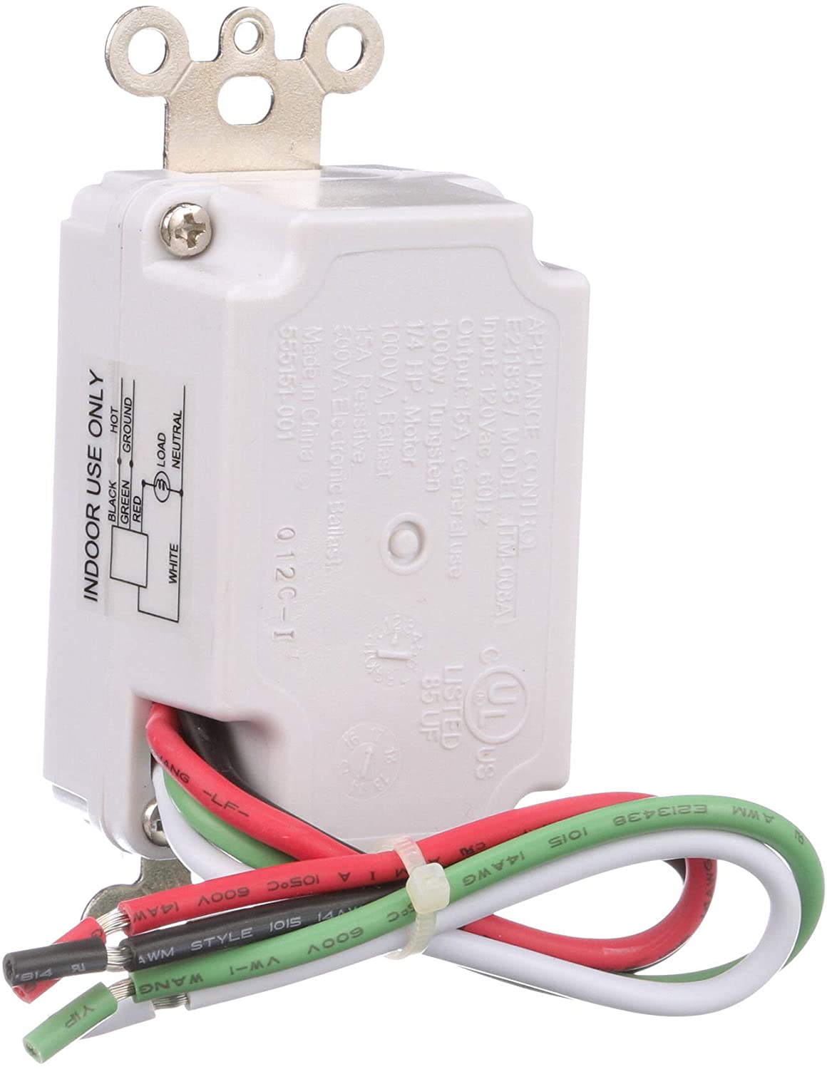 Woods 59007 59007WD In-Wall 30-Minute Decora Digital Countdown Timer - 2