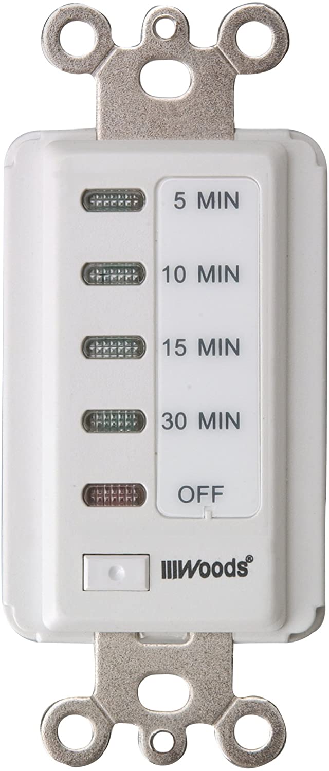 Woods 59007 59007WD In-Wall 30-Minute Decora Digital Countdown Timer - 3