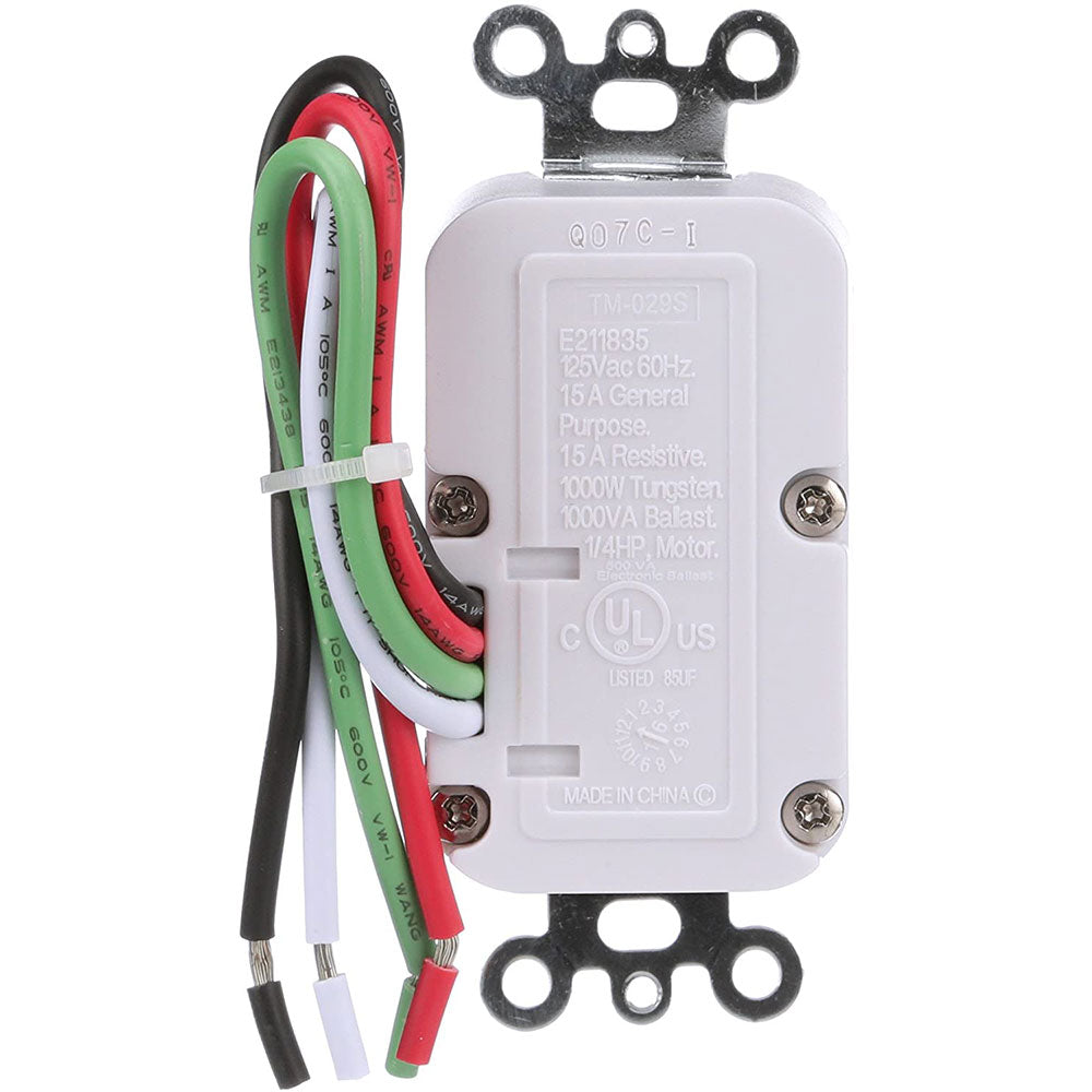 Woods 59019 59019WD In-Wall Astronomical 7-Day Digital Timer with Sun Tracking - 5