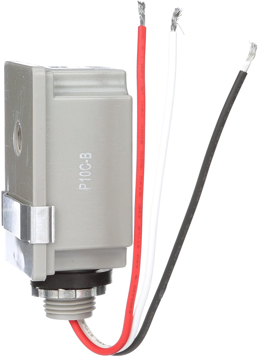 Woods 59410 59410WD Outdoor Hardwired Stem Mount Light Control Sensor with Photocell,Gray - 2