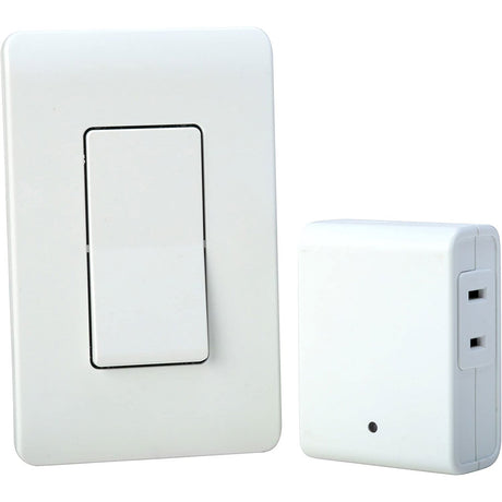 Woods 59773 Indoor Remote Control For Lights with Wall Switch (1 Polarized Outlet)