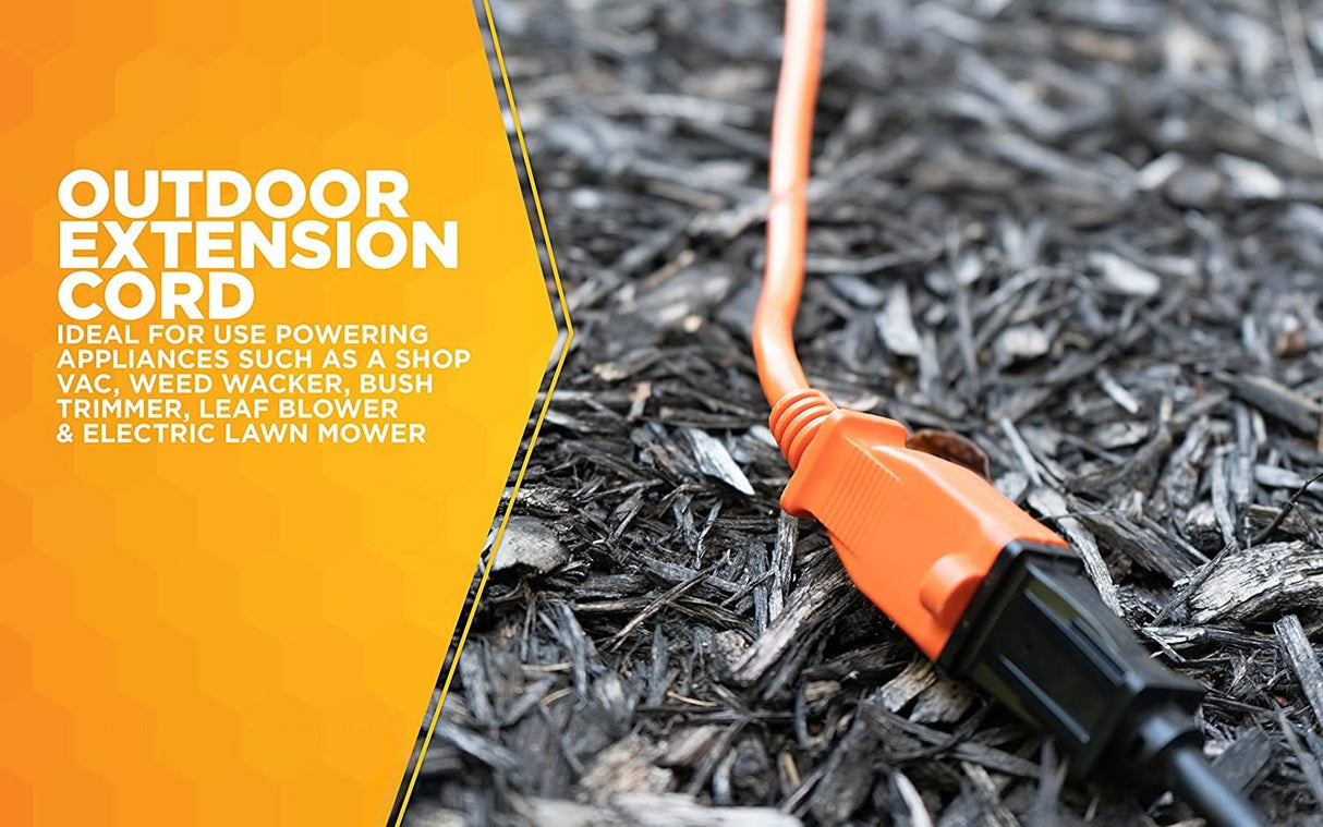 Woods 723 16/2 SJTW General Purpose Extension Cord, Medium Duty, Ideal for Landscaping and Powe - 5
