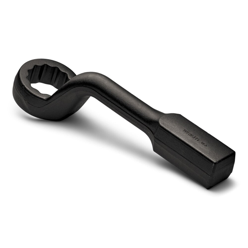 Wright Tool 19112 3-1/2" 12 Point Offset Handle Striking Face Box Wrench