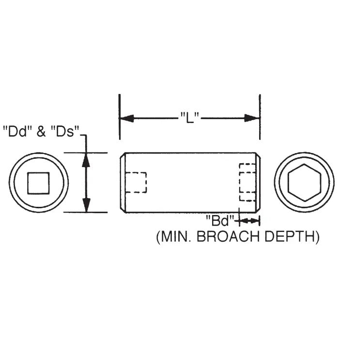 Wright Tool 2614 7/16" x 1/4" Drive 12 Point Deep Socket - 2