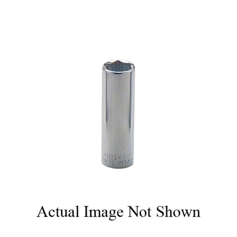 Wright Tool 35-16MM 16mm x 3/8" Drive 6 Point Deep Metric Socket