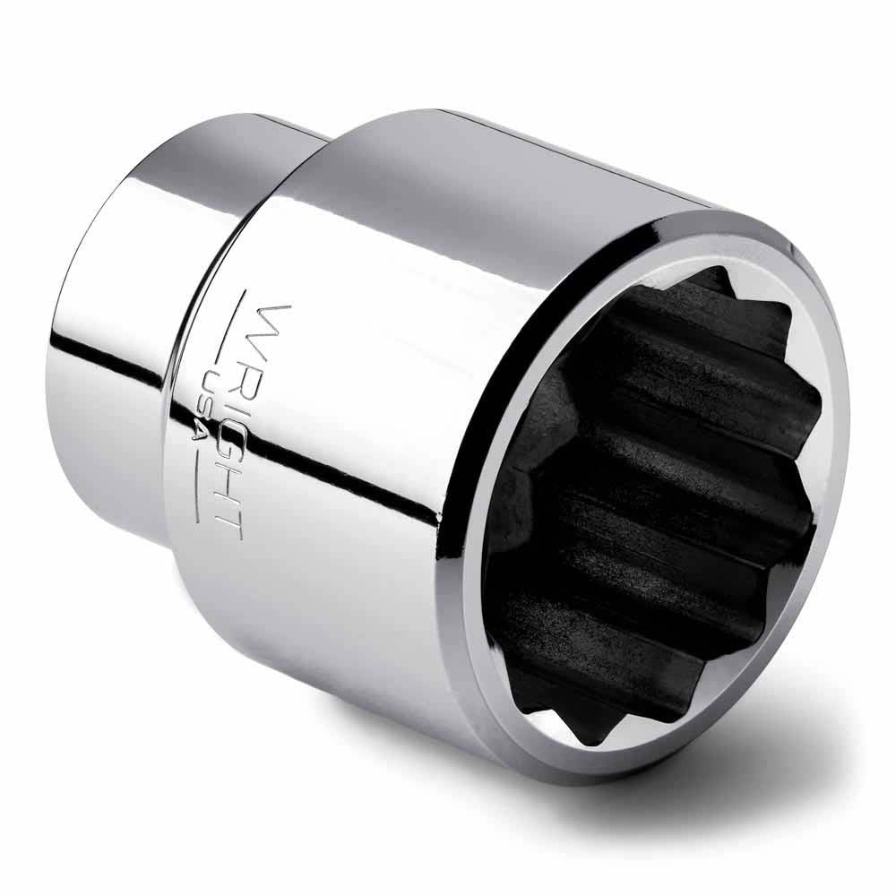 Wright Tool 8184 2-5/8" x 1" Drive 12 Point Standard Socket - 2