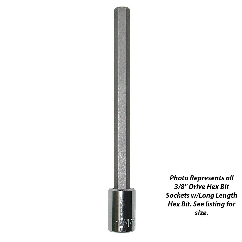 Wright Tool 32L12 3/8" Drive Hex Bit Socket Long Length Hex Bit 3/8"