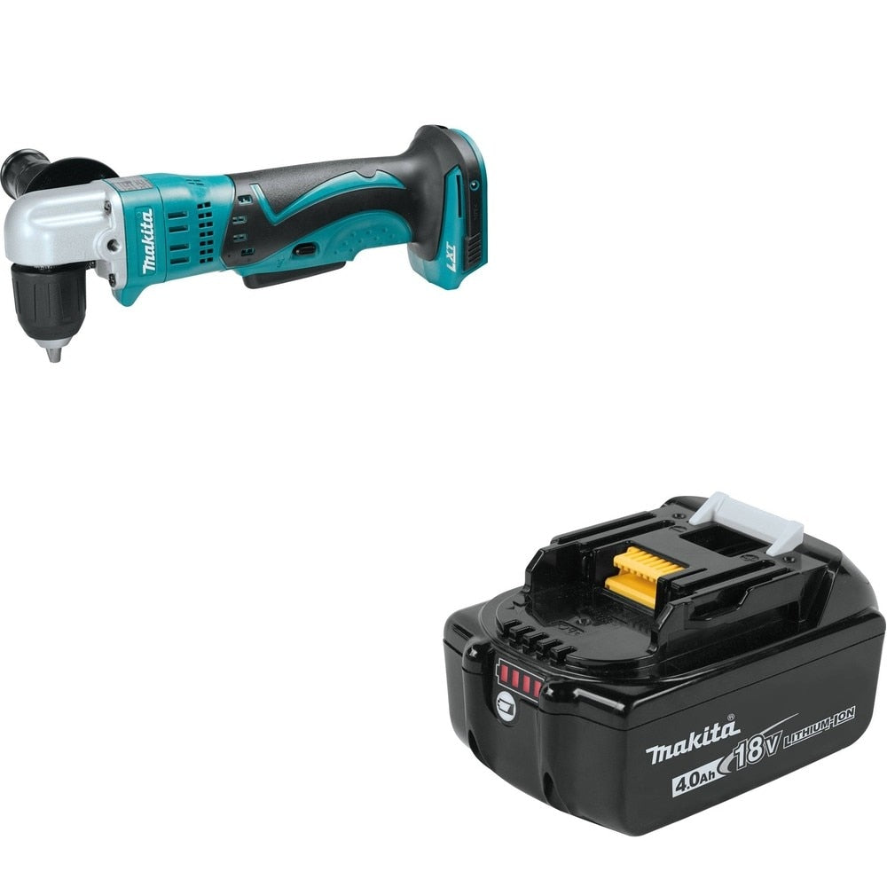 Makita XAD02Z 18V LXT Li-Ion 3/8" Angle Drill W/ BL1840B 18V LXT Lithium-Ion 4.0Ah Battery