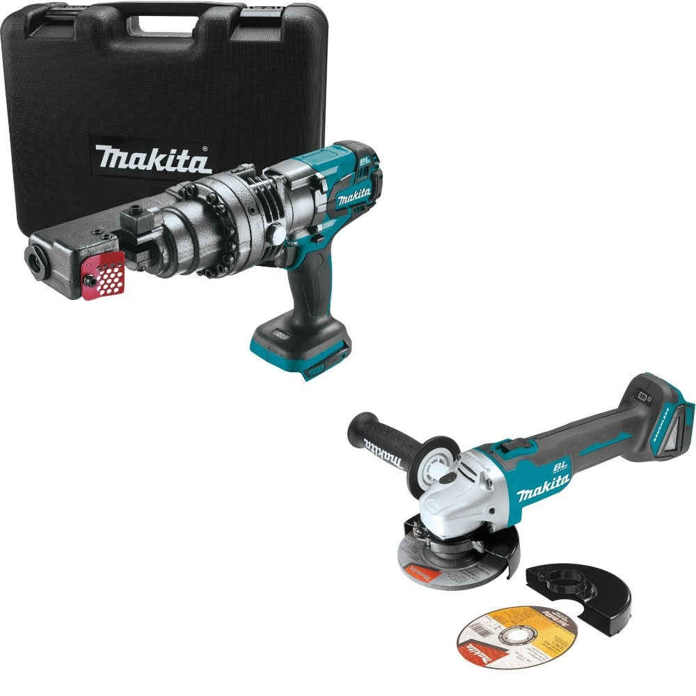 Makita XCS04ZK Rebar Cutter Kit W/ FREE XAG04Z 4-1/2"/5" Angle Grinder