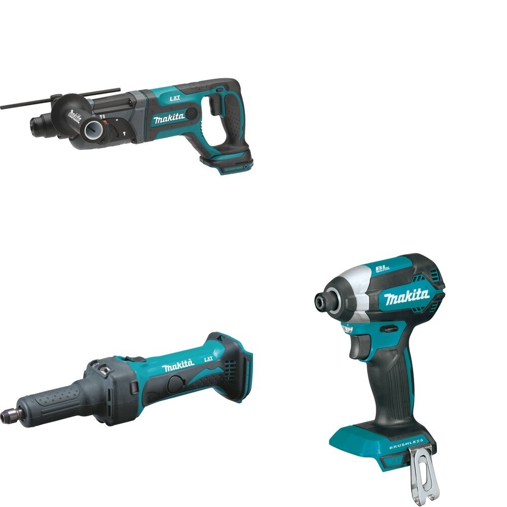 Makita XDG01Z Die Grinder W/ XRH04Z Rotary Hammer and FREE XDT13Z Impact Driver