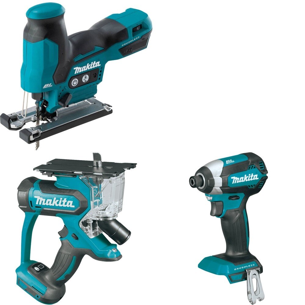 Makita XDS01Z Cut-Out Saw W/ XVJ05Z Jig Saw and FREE XDT13Z Impact Driver