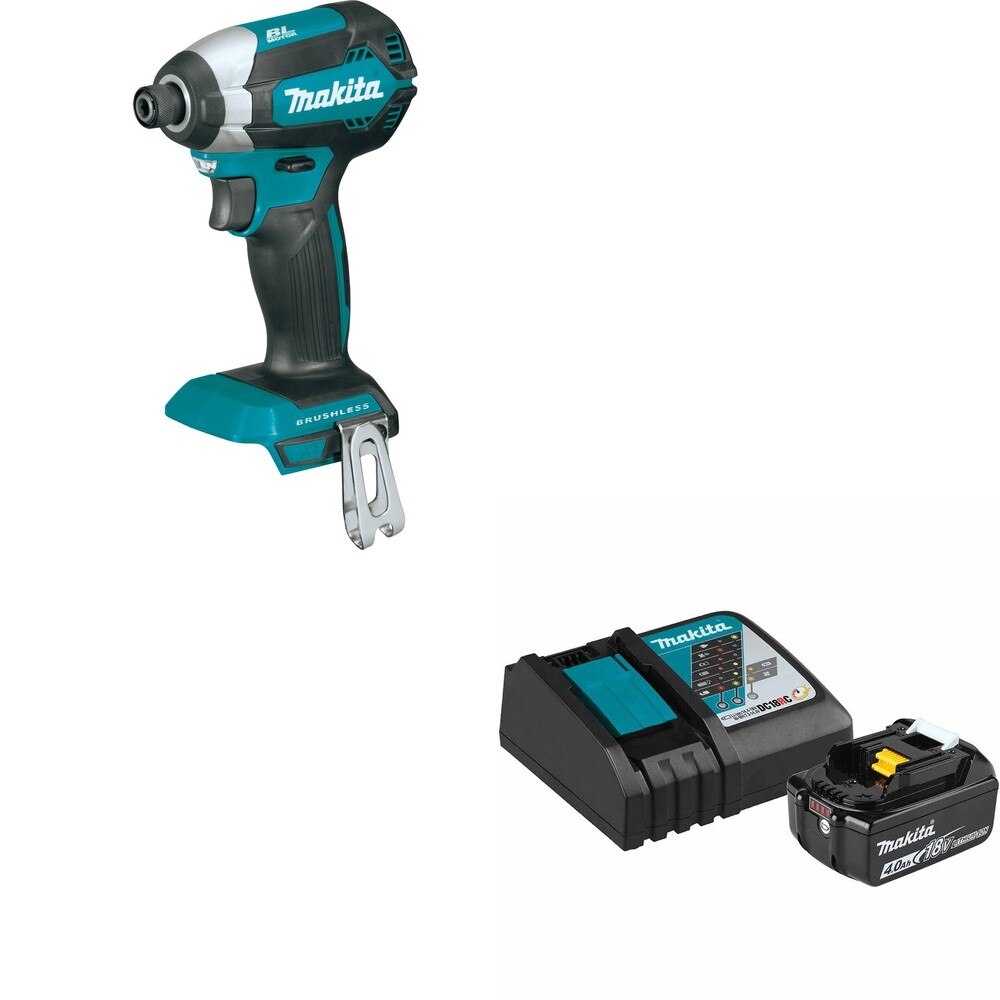 Makita XDT13Z 18V LXT Li-Ion Brushless Cordless Impact Driver Bare Tool W/ ADBL1840BDC1 Battery