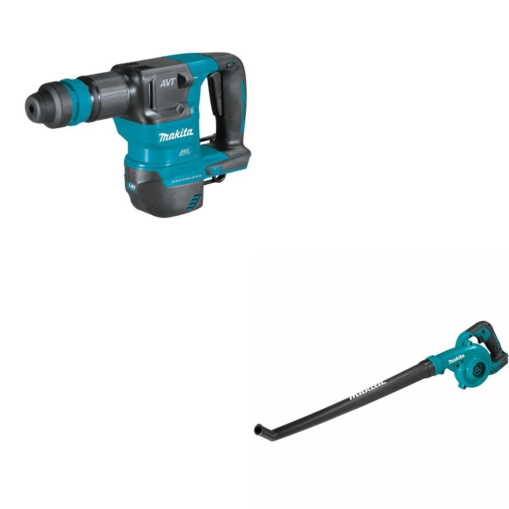 Makita XKH01Z AVT Power Scraper W/ XBU06Z 18V LXT Lithium-Ion Cordless Floor Blower (Tool Only)