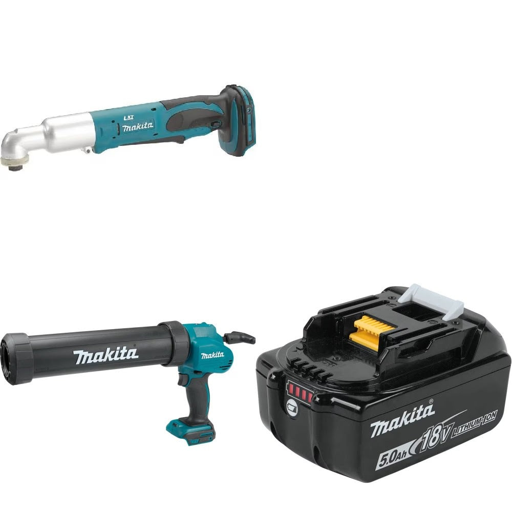 Makita XLT01Z Angle Impact Driver Kit W/ Caulk Gun and FREE 5.0Ah Battery